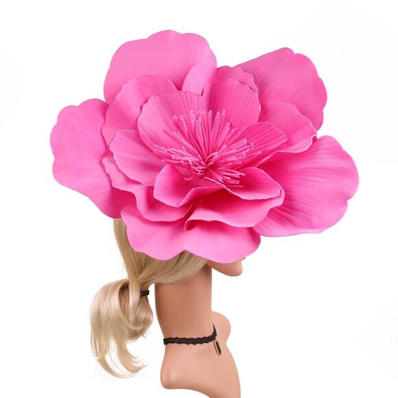 9591 Large Flower Fascinators For Girls Women Tea Party Cocktail Headwear
